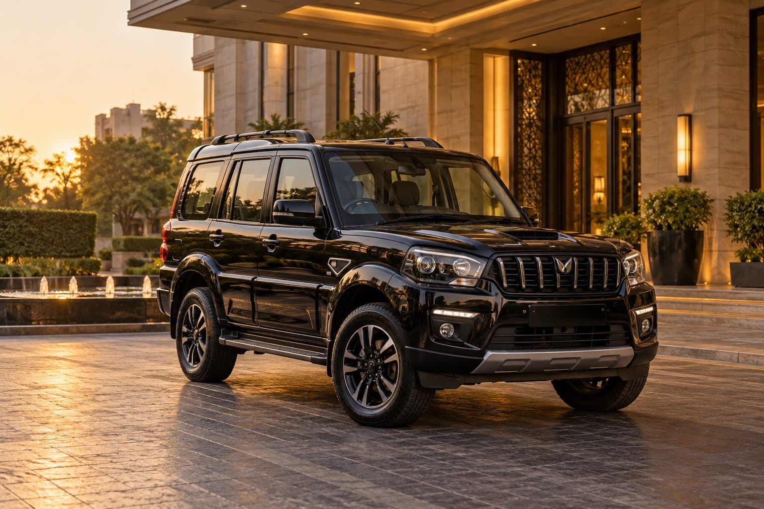 Mahindra Scorpio for Hotel Kavya Inn journeys